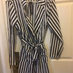 Wrap Front Mini Shirt Dress